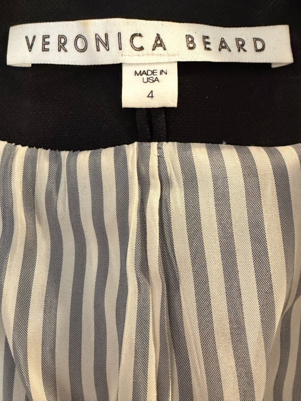 Veronica Beard Damari lace stripe blazer size 4 - Picture 3 of 8